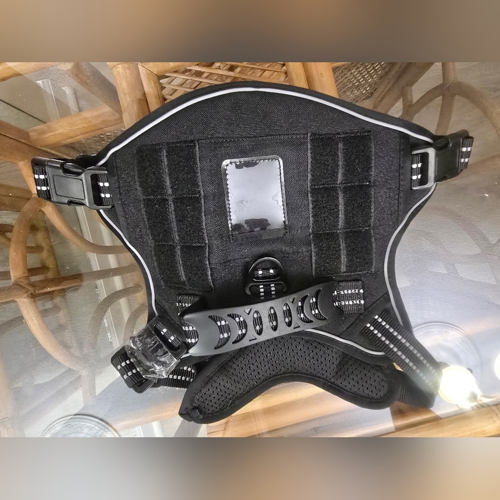 Black Tactical Dog Harness VEST Small